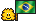 Soccer-Flag Brasilien (extrem häufig)